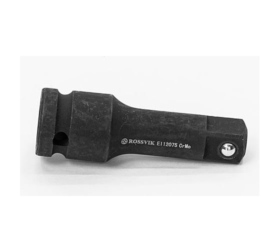 Удлинитель ударный 1/2"DR, 75 мм Rossvik EI12075