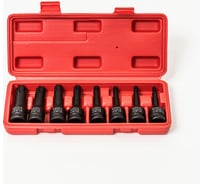 Набор головок ударных (8 предметов, 1/2"DR, torx t30-t80) Rossvik ST242