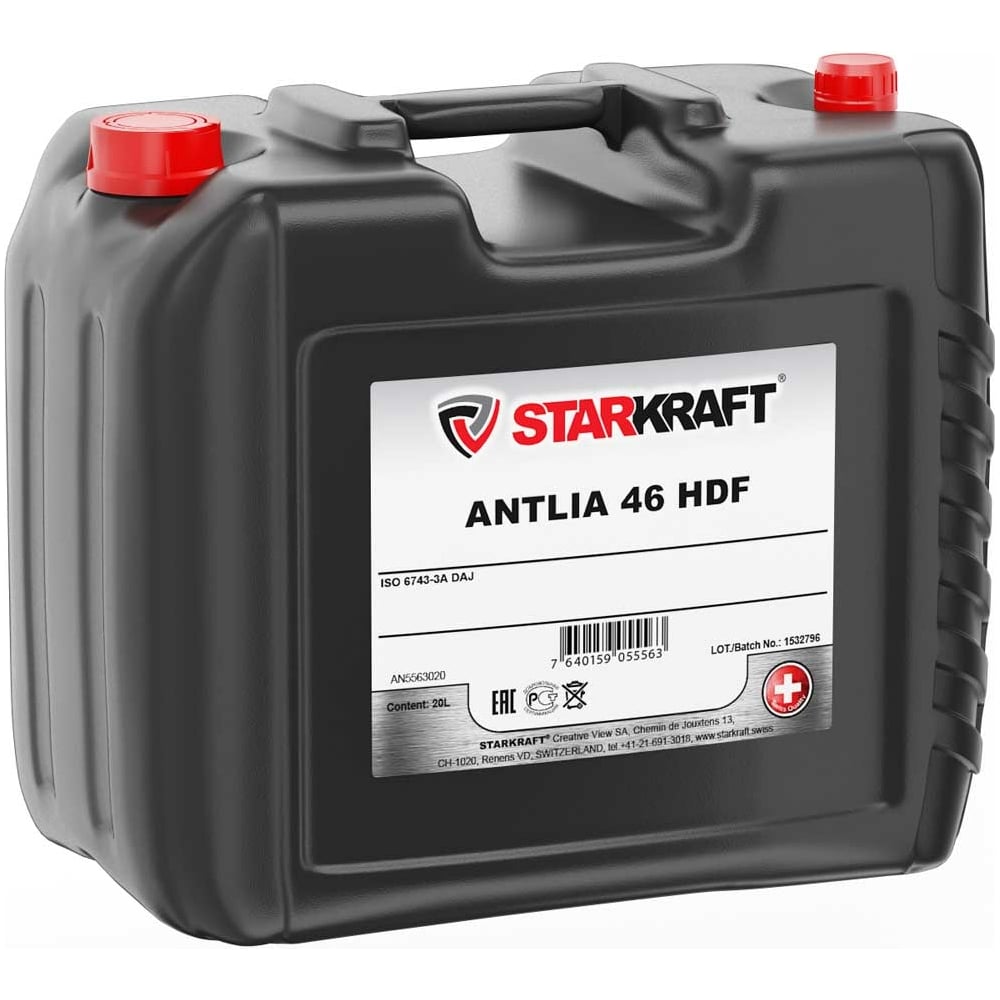 Масло синтетическое компрессорное antlia 46 hdf 20 л STARKRAFT ...