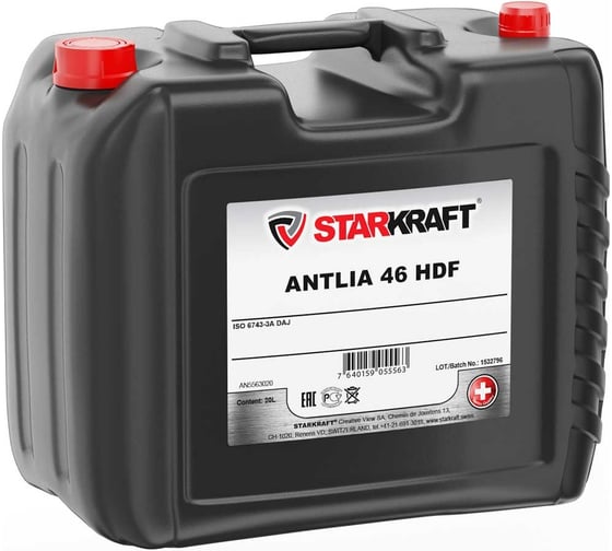 Масло синтетическое компрессорное antlia 46 hdf 20 л STARKRAFT .