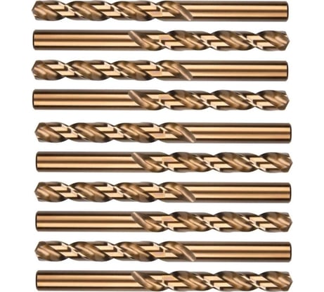 Сверло по металлу (3.5x39x70 мм, HSS-E, DIN338, 10 шт) SONGQI 10 021 230