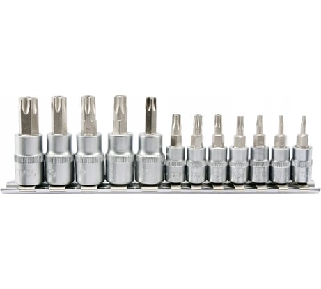 Набор головок со вставками TORX-SECURITY 12 шт. YATO YT-04332