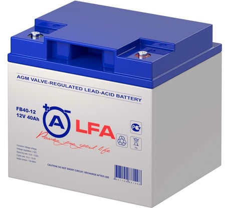 Аккумуляторная батарея LFA ИБП FB40-12 12В, 40 Ач УТ-00000777