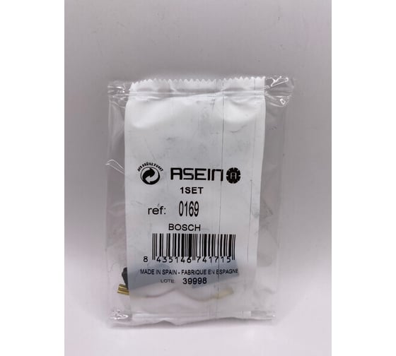 Комплект графитовых щеток 2 шт аналог BOSCH OEM 1617014134 Asein 0169J