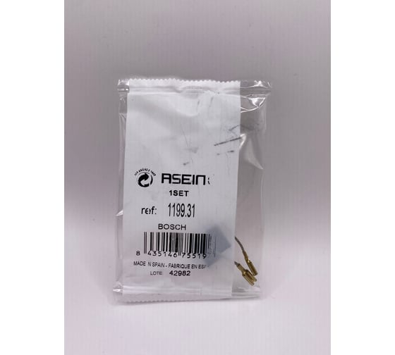 Комплект графитовых щеток 2 шт аналог BOSCH OEM 1619P02870/AS Asein 1199.31J