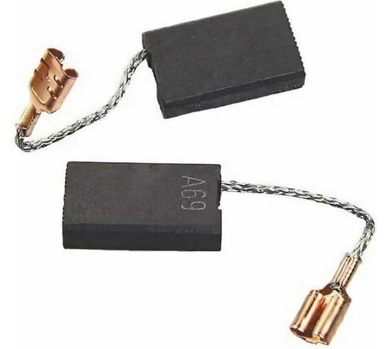 Комплект графитовых щеток 2 шт аналог BOSCH OEM 1617014126/AS Asein 1153J