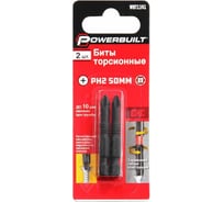 Биты торсионные powerbuilt PH2, 50 мм, 2 шт TORGWIN WBT1141