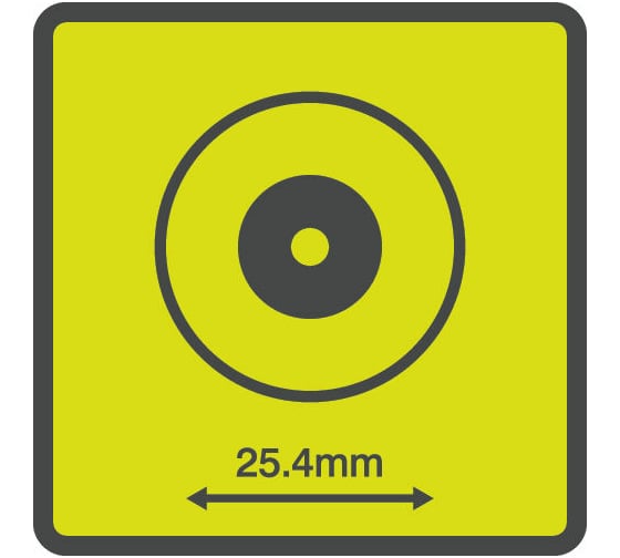 Насадка для прямошлифмашины RAR201 25.4 мм Ryobi 5132005829