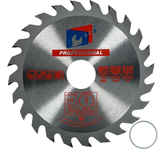Диск пильный по дереву 115x22.2/20 мм, 24Z TGS TORGWIN S74471 1