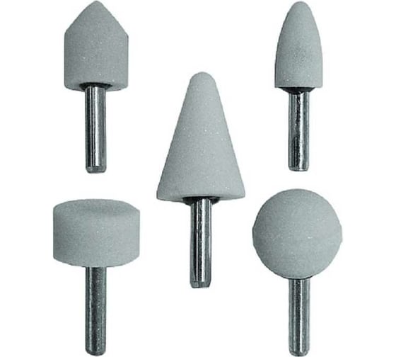 Набор абразивных шарошек насадок 5 предметов Ассорти S.E.B. 511DL-NASH 1