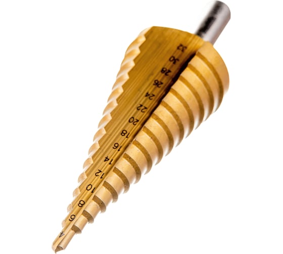 Сверло ступенчатое по металлу (15 ступеней, 4-32 мм; HSS) Makita D-40135
