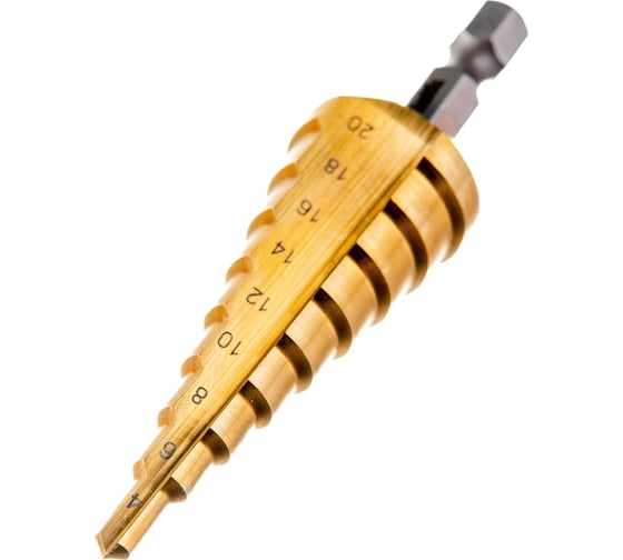 Сверло ступенчатое по металлу (9 ступеней; 4-20 мм; HSS) Makita D-40129 1