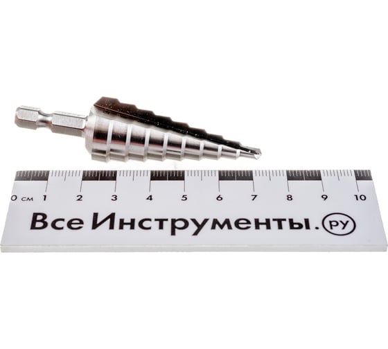 Сверло ступенчатое по металлу (9 ступеней; 4-20 мм; HSS) Makita D-40098