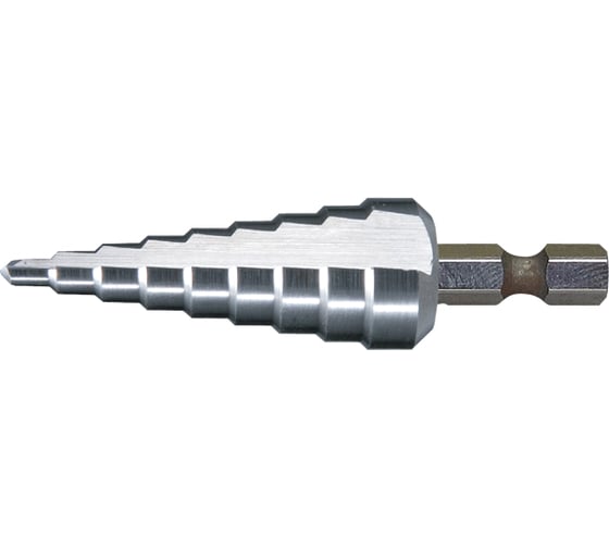Сверло ступенчатое по металлу (9 ступеней; 4-12 мм; HSS) Makita D-40082