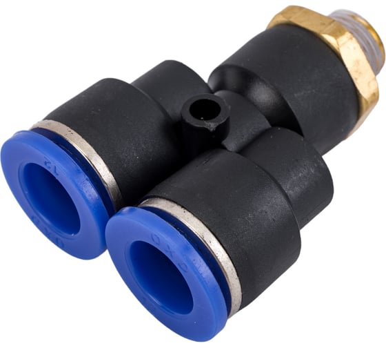 Фитинг цанговый У-образный наружная резьба 1/4", 12 мм Pegas pneumatic 5706