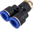Фитинг цанговый У-образный наружная резьба 1/4", 12 мм Pegas pneumatic 5706 2