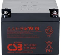 Аккумулятор для ИБП CSB GP12260 I 12В, 26 Ач УТ-00001357