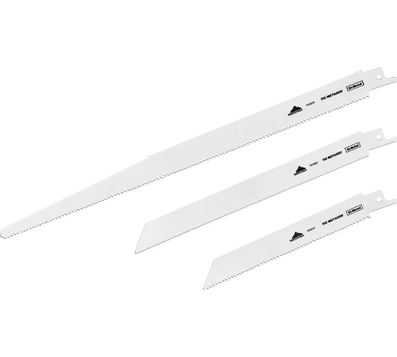 Набор полотен для сабельной электроножовки 3 шт vertextools НП-150-200-300
