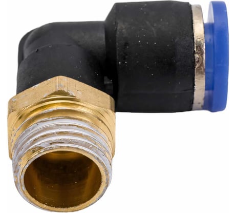 Фитинг Г- образный трубка 8 мм, резьба наружная 1/4" Pegas pneumatic 5902