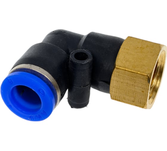 Фитинг Г- образный трубка 8 мм, резьба внутренняя 1/4" Pegas pneumatic 5905 1