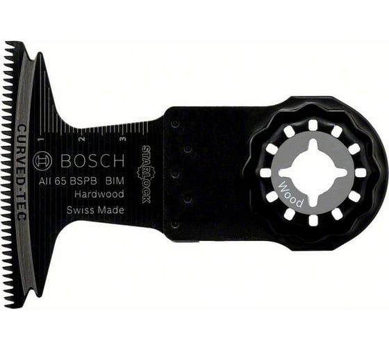 Полотно пильное погружное AII 65 BSPB for HardWood для инструмента Multi-Cutter (65х40 мм) Bosch 2608662017