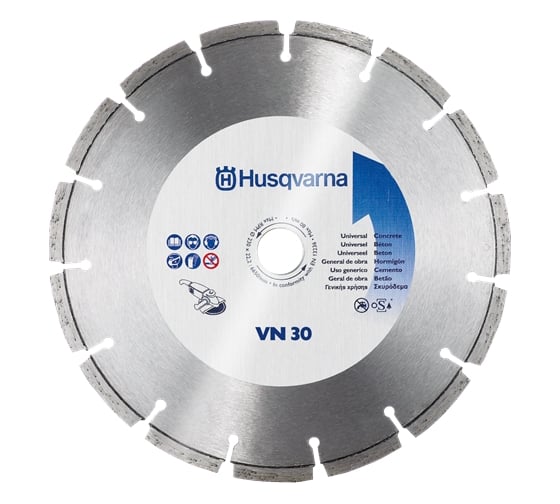 Диск алмазный VN30 (150х30 мм) для угловых шлифмашин Husqvarna Construction 5430761-91