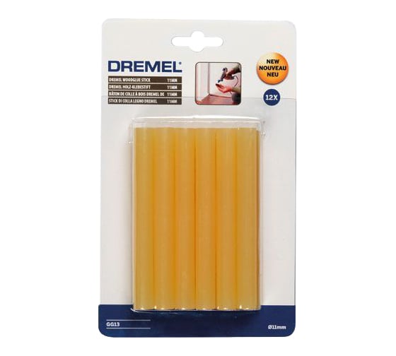 Клеевые стержни (11 мм) по дереву Dremel 2615GG13JA
