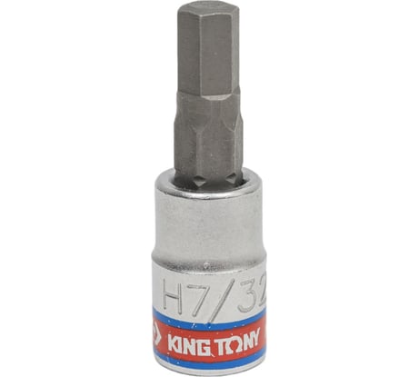Бита торцевая Hex 7/32", 1/4"DR, L = 37 мм KING TONY 203507S