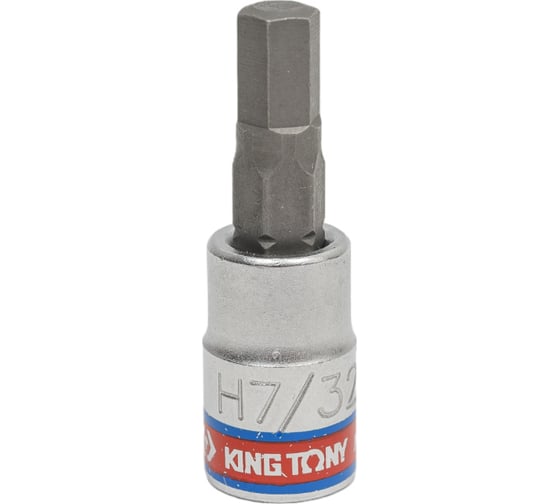 Бита торцевая Hex 7/32", 1/4"DR, L = 37 мм KING TONY 203507S 1