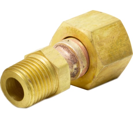 Переходник G1/4" наружная резьба - М16x1.5 мм, гайка, сфера-конус СваркаДжет 4301040100180