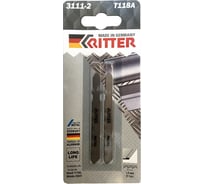 Пилки для лобзиков по стали Eco Т118A M42+D6A, 75х50 мм, шаг 1.2 мм/21TPi, 2 шт RITTER PS17111182