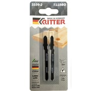 Пилки для лобзиков по дереву Eco Т119BO CrV, 75х50 мм, шаг 2 мм, 12 TPi, 2 шт RITTER PS17121192