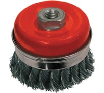 Корщетка-чашка Профи с бандажом для УШМ (75 мм; М14) FIT IT 39507