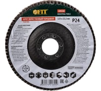 Диск наждачный лепестковый для УШМ (125х22,2 мм; Р24) FIT IT 39550