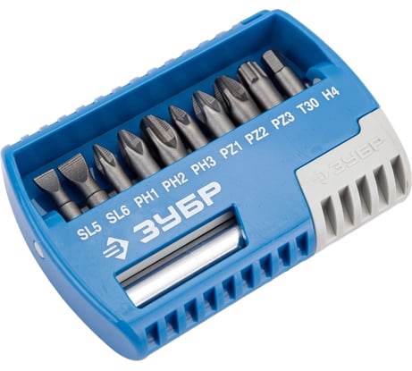 Набор бит ЭКСПЕРТ 11 предметов Зубр 26050-H11