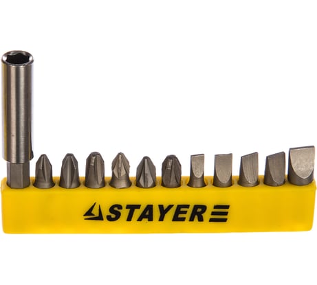 Набор бит MASTER 12 предметов STAYER 2609-H12_z01