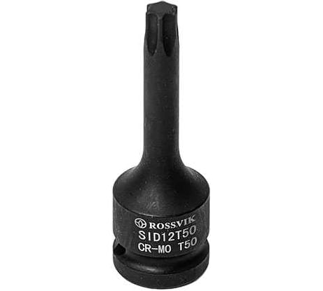 Головка торцевая ударная TORX T50, 78 мм, 1/2" Rossvik SID12T50