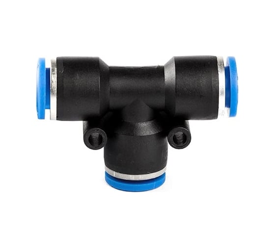 Фитинг цанговый тройник 10 мм Pegas pneumatic 5604