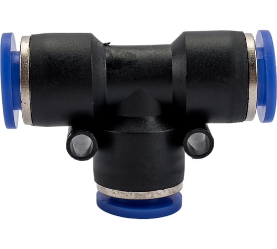 Фитинг цанговый тройник 10 мм Pegas pneumatic 5604