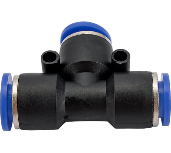 Фитинг цанговый тройник 10 мм Pegas pneumatic 5604