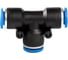 Фитинг цанговый тройник 10 мм Pegas pneumatic 5604 3