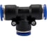 Фитинг цанговый тройник 10 мм Pegas pneumatic 5604 4