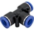 Фитинг цанговый тройник 10 мм Pegas pneumatic 5604 6