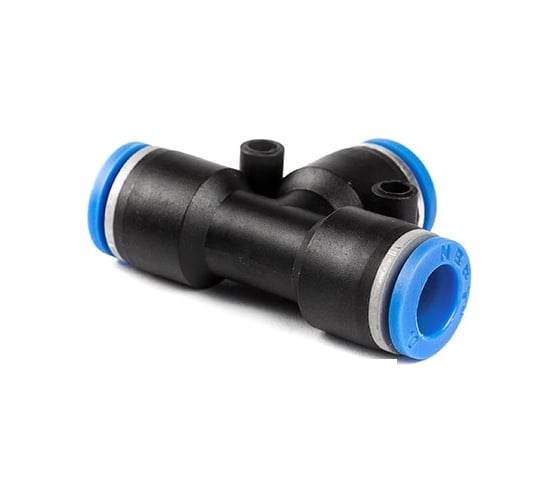 Фитинг цанговый тройник 6 мм Pegas pneumatic 5602