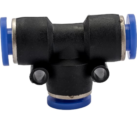 Фитинг цанговый тройник 6 мм Pegas pneumatic 5602