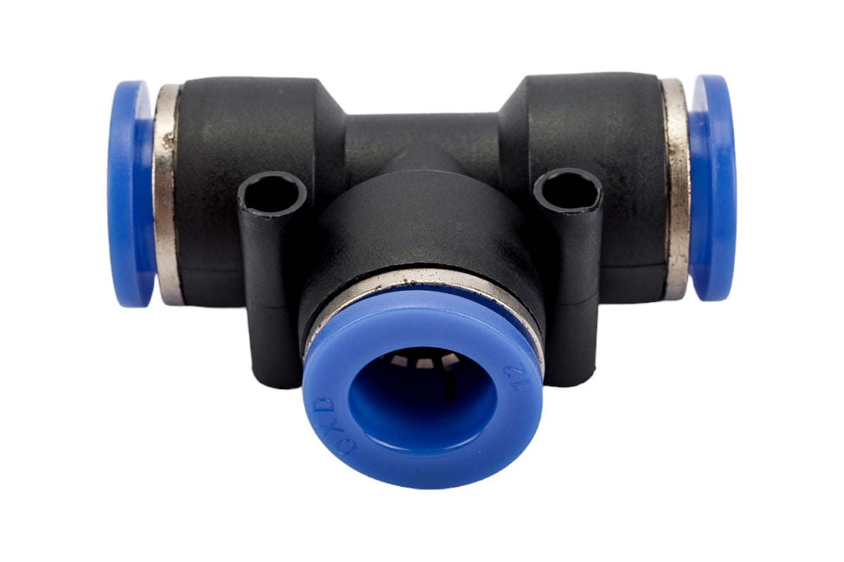 Фитинг цанговый тройник 12 мм Pegas pneumatic 5605 - выгодная цена ...