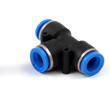 Фитинг цанговый тройник 12 мм Pegas pneumatic 5605