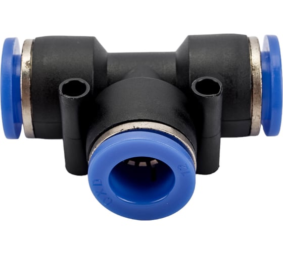 Фитинг цанговый тройник 12 мм Pegas pneumatic 5605
