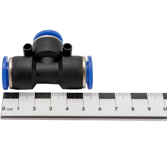 Фитинг цанговый тройник 12 мм Pegas pneumatic 5605