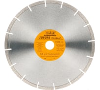 Диск алмазный TORGWIN отрезной сегмент по бетону и камню 230x22.2/6.5x2.3мм. Europa Best for Concrete and Stone S38066